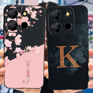 เคสซิลิโคนนิ่ม ลายตัวอักษร สําหรับ Infinix Smart 7 2023 Smart7 X6515