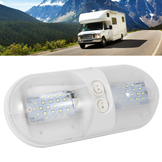 ALABAMAR 12V 800lm Dome Roof Light LED โคมไฟเพดานทรงรีสำหรับรถ RV Trailer Camper Boat