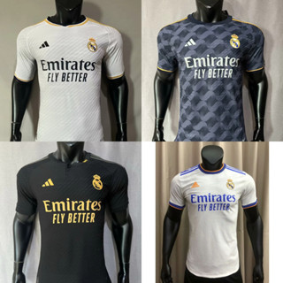 เสื้อกีฬาแขนสั้น ลายทีมชาติฟุตบอล Real Madrid 23 24 21 22 Season ชุดเหย้า คุณภาพดี ไซซ์ S - 2XL