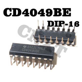 1 ชิ้น CD4049UBE CD4049BE CD4049 DIP-16 ใหม่เดิม TI หกเฟสย้อนกลับ/ชิปบัฟเฟอร์