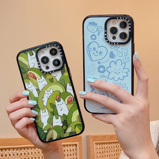 Casetify เคสโทรศัพท์มือถือ ผิวด้าน กันรอยกล้อง ลายการ์ตูนกระต่ายกราฟฟิตี้น่ารัก สําหรับ iPhone 14 13 12 11 Pro Max 14 Plus