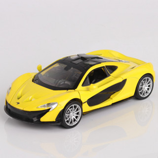 โมเดลรถยนต์ สเกล 1:32 McLaren P1 GTR Diecast โลหะ พร้อมเสียง มีไฟ