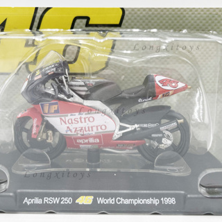 โมเดลรถมอเตอร์ไซค์จําลอง ขนาดเล็ก 1:18 Aprilia RSW 250 World Champion 1998