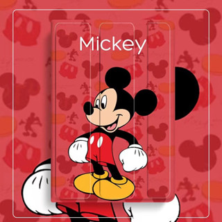 ⭐️With pen slot⭐️เคสไอแพด ลายการ์ตูนหมีพูห์ สำหรับ Cartoon Mickey iPad Ipad Air4 air5 10.9 Mini 4 5 6 iPad Pro 9.7 Air1 Air2 iPad Pro 10.5 10.2 Gen 7 8 9 pro11