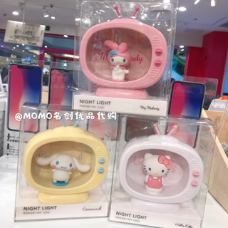 โคมไฟตั้งโต๊ะ ลาย MINISO MINISO MINISO Sanrio Hello Kitty น่ารัก สําหรับห้องนอน