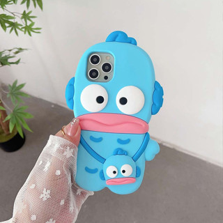 เคสโทรศัพท์มือถือ ซิลิโคนนิ่ม กันกระแทก ลายการ์ตูนน่ารัก 3D หรูหรา เรียบง่าย สําหรับ iPhone 11 14PROMAX 13PROMAX 12PROMAX 14