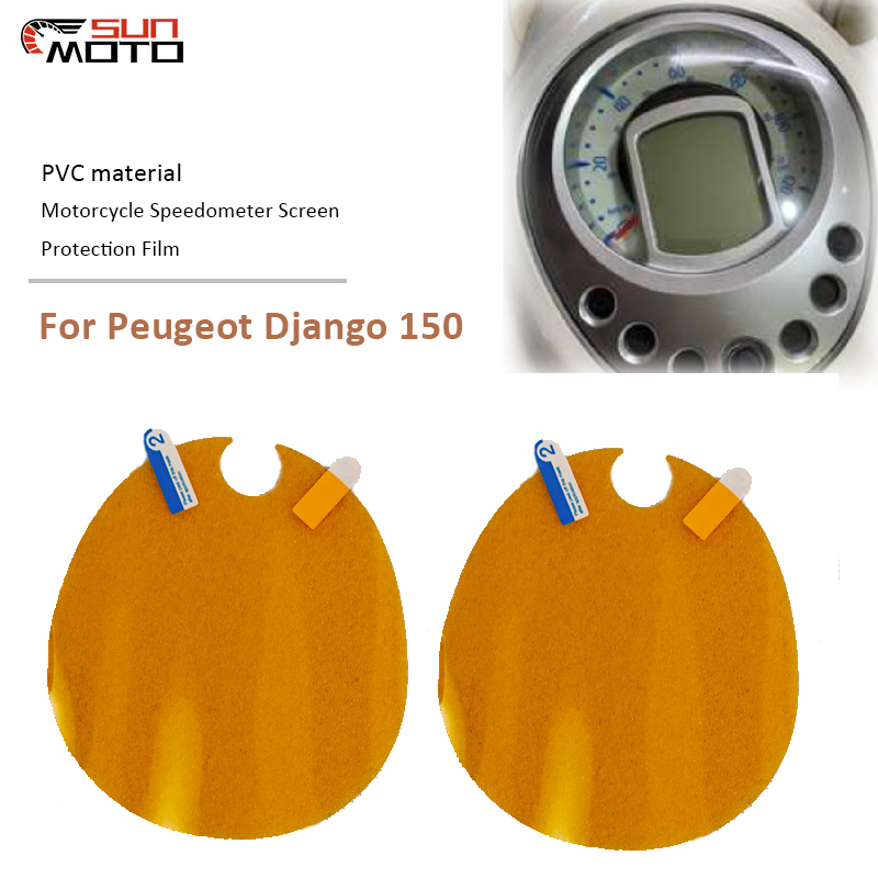 ฟิล์มป้องกันรอยขีดข่วนหน้าจอ สําหรับรถจักรยานยนต์ Peugeot Django 150 Django150