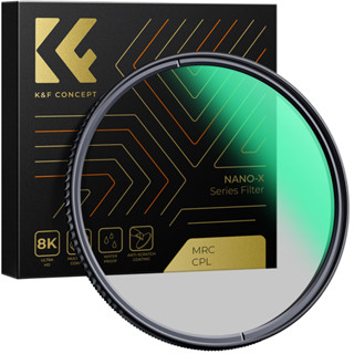 K&amp;f Concept NANO-X CPL ฟิลเตอร์เลนส์โพลาไรเซอร์ 37 40.5 43 46 49 52 55 58 62 67 72 77 82 86 95 มม. กันน้ํา กันรอยขีดข่วน