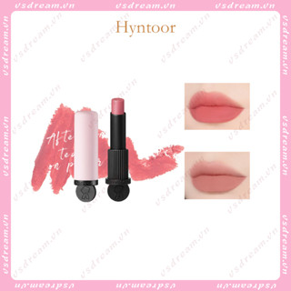 Hyntoor ลิปสติก เนื้อแมตต์ ไม่เหนียวติด ติดทนนาน ไม่แห้ง สีพาสเทล