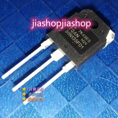 5pcs TGAN30N135FD1 TO-3P 30N135FD1 TO3P 30A / 1350V เตาแม่เหล็กไฟฟ้า IGBT หลอดไฟใหม่บน