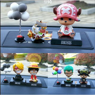 ตุ๊กตา One Piece Luffy Chopper น่ารัก สร้างสรรค์ ระดับไฮเอนด์ อุปกรณ์เสริม สําหรับตกแต่งภายในรถยนต์