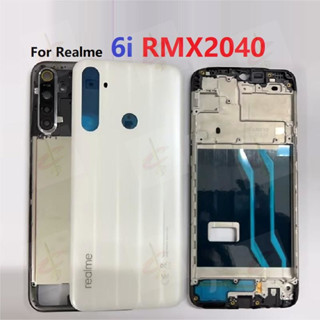 กรอบหน้าจอ LCD สําหรับ Realme 6i RMX2040