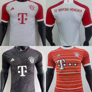 2324 Bayern Stadium Home and Away Player เสื้อเชิ้ต คุณภาพสูง AAA+