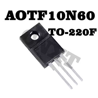 5 ชิ้น TF10N60 AOTF10N60 ใหม่ TO-220F 600V 10A