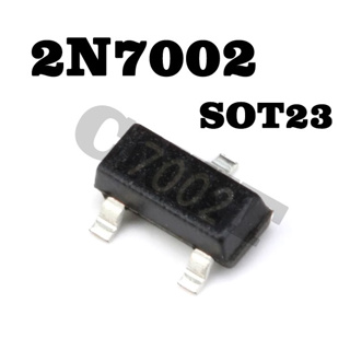 100 ชิ้นใหม่ 2N7002 MMBT7002 7002 SOT-23 N-Channel Field Effect Transistor