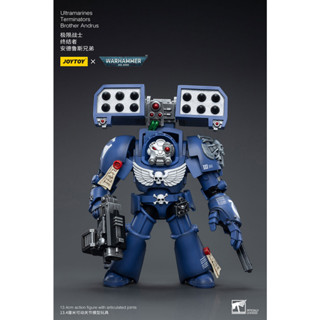 【Su baby】JOYTOY Warhammer 40K Ultramarines Terminators Brother Andrus 1/18 Scale Figure