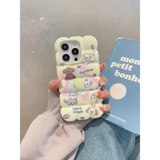 เคสโทรศัพท์มือถือ Tpu แบบนิ่ม ลายสุนัข สําหรับ iPhone 15pro 15 14 14promax 14pro 12pro 13pro