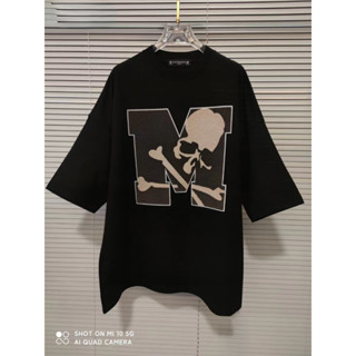 เสื้อยืดแขนสั้น พิมพ์ลายตัวอักษร Mastermind JAPAN MMJ Skull Head ทรงหลวม