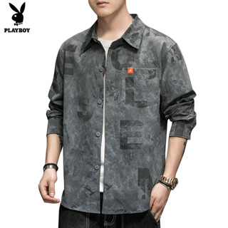 PLAYBOY Port Wind Shirt ชายเสื้อแขนยาวเสื้อลำลอง