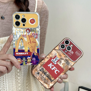 เคสโทรศัพท์มือถือแบบนิ่ม ลายน้ํา M KFC แฟชั่น สําหรับ iPhone 11 12 13 14 15 PRO MAX iPhone14 iPhone14Pro