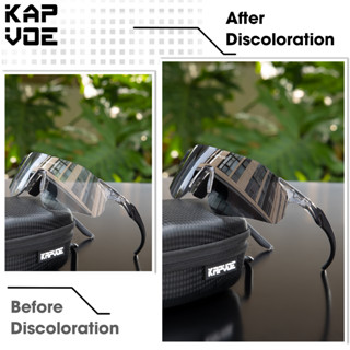 Kapvoe แว่นตากันแดด เปลี่ยนสีได้ เบาพิเศษ 21 กรัม uv400 สําหรับขับรถ ตกปลา