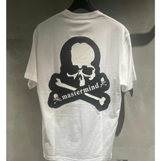 เสื้อยืดแขนสั้น พิมพ์ลายโลโก้กะโหลก MMJ แฟชั่นญี่ปุ่น