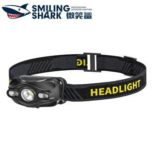 Smilingshark TD0143 ไฟคาดหัว ไฟหน้า led ไฟหน้าแบบชาร์จไฟ USB พร้อมเซนเซอร์ 5 โหมดกันน้ำสำหรับตกปลา แคมป์ปิ้ง ปั่นจักรยาน ปีนเขา