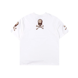 Mastermind Japan MMJ Skull Three Ghost เสื้อยืดแขนสั้น สีขาว สําหรับผู้ชาย และผู้หญิง