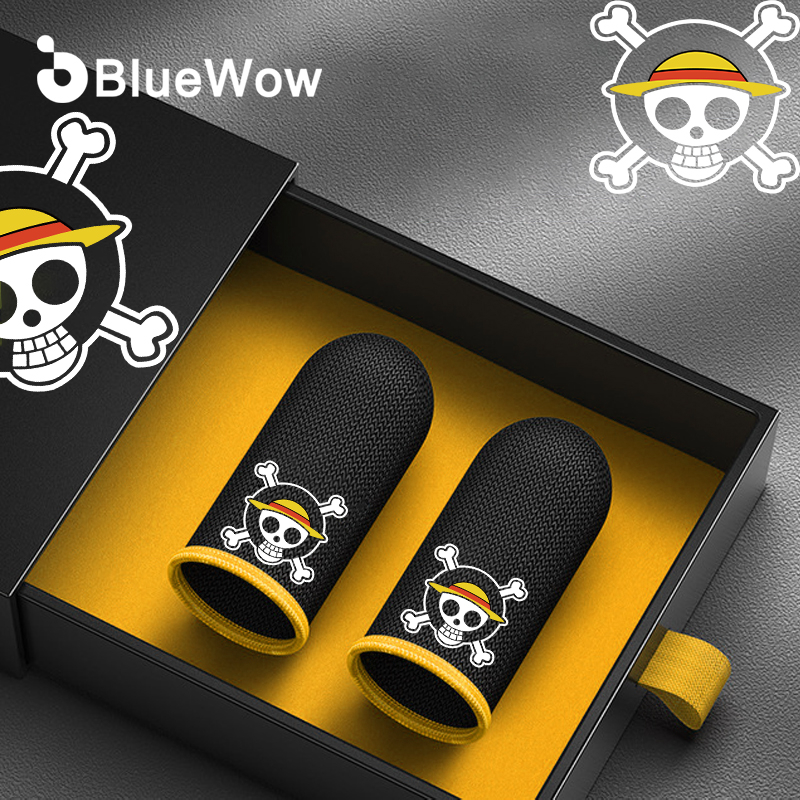 One Piece 2025 เครื่องเล่นมืออาชีพใหม่ Silver Fiber Anti-Sweat Gaming Finger Sleeve.