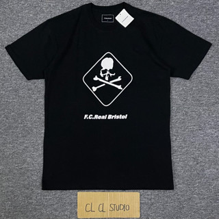 เสื้อยืดแขนสั้น ผ้าฝ้าย พิมพ์ลาย Mastermind JAPAN MMJ x F.C.Real Bristol FCRB Co