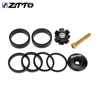 Ztto ชุดแหวนรองคอตะเกียบจักรยาน โลหะผสมอลูมิเนียม ปรับได้สูง