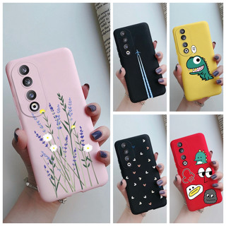 เคสซิลิโคนนิ่ม เนื้อแมตต์ กันกระแทก สีแคนดี้ สําหรับ Honor 90 Pro