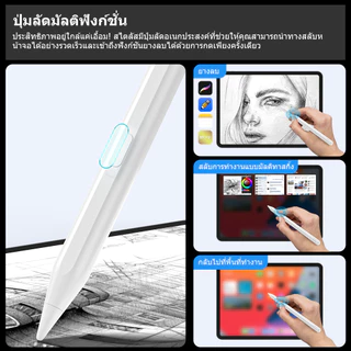 GOOJODOQ GD13 Pro ปากกาสไตลัส iPad ชาร์จไร้สาย กันฝ่ามือ แท้ ใช้กับ iPad 10/9/8/Air 5/Pro 11(2018-2022)/12.9 นิ้ว