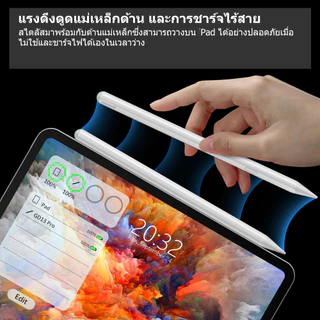 GOOJODOQ GD13 Pro ปากกาสไตลัส iPad ชาร์จไร้สาย กันฝ่ามือ แท้ ใช้กับ iPad 10/9/8/Air 5/Pro 11(2018-2022)/12.9 นิ้ว