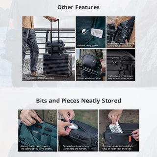 【ร้านค้าอย่างเป็นทางการ】PGYTECH OneMoสลิงกระเป๋ากล้องถ่ายภาพ 7L /11LสำหรับDJI Mavicโดรน/Micro-single SLRตาข้างเดียวดิจิตอลแพ็คเก็ตกลางแจ้งปีนเขากระเป๋าเดินทางกระเป๋าสะพายหลัง