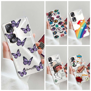 เคสโทรศัพท์มือถือ TPU แบบนิ่ม พิมพ์ลาย สีสันสดใส สําหรับ Honor 90 Pro Honor 90 Pro 90Pro