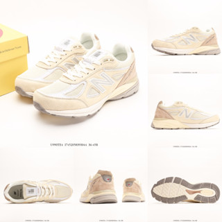 New Balance 990V4 Low-Top รองเท้าวิ่ง สําหรับผู้ชาย ผู้หญิง U990TE4