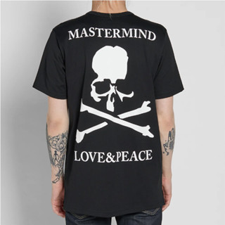 Mastermind เสื้อยืดแขนสั้นลําลอง พิมพ์ลายหัวกะโหลก ทรงหลวม สไตล์ญี่ปุ่น สําหรับผู้ชาย และผู้หญิง