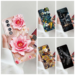 สําหรับ Honor 90 Pro เคสเจลลี่ใส สีสันสดใส กันกระแทก เคส TPU นิ่ม