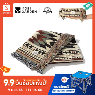 MOBI GARDEN ผ้าห่มแจ็คคาร์ด แบบนิ่ม อเนกประสงค์ สําหรับตกแต่งในร่ม และกลางแจ้ง