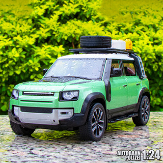 【ไม่มีกล่อง】โมเดลรถยนต์ 1/24 Land Rover Defender 110 diecast heimanba โลหะผสมสังกะสี ของเล่นสําหรับเด็ก