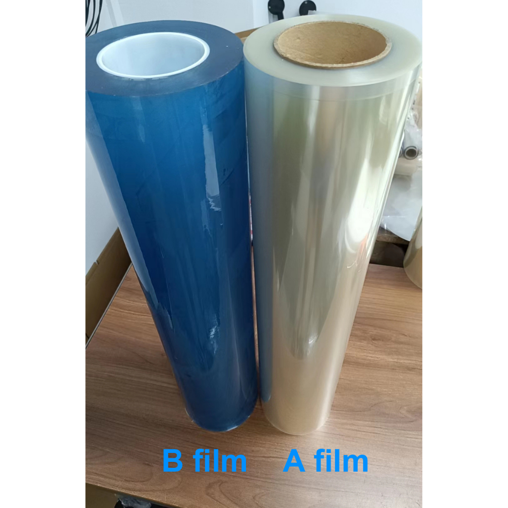ฟิล์ม UV DTF Roll AB Film ( 50M / 100M) Transfer to Glass Ceramic Metal Phone Case for Irregular Sha