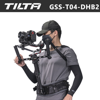 Tilta GSS-T04-DHB2 ไม้กันสั่น ด้ามจับคู่ น้ําหนักเบา สําหรับ DJI Ronin RS2 RSC2 RS3 และ RS3 Pro