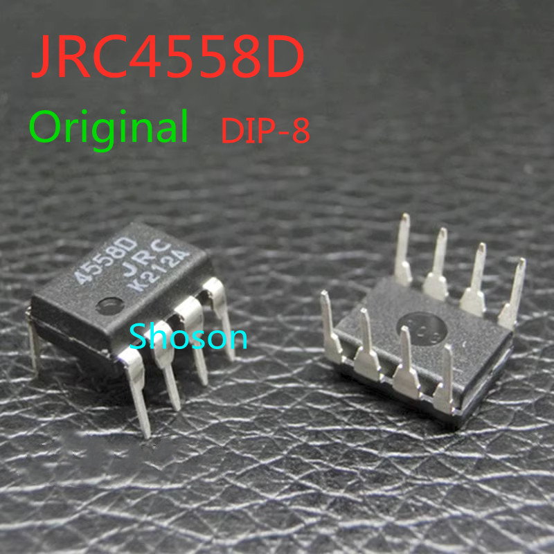 ไอซีขยายเสียง JRC4558D DIP-8 JRC4558 NJM4558D 4558 4558D JRC4558 NJM4558 DIP8 10 ชิ้น