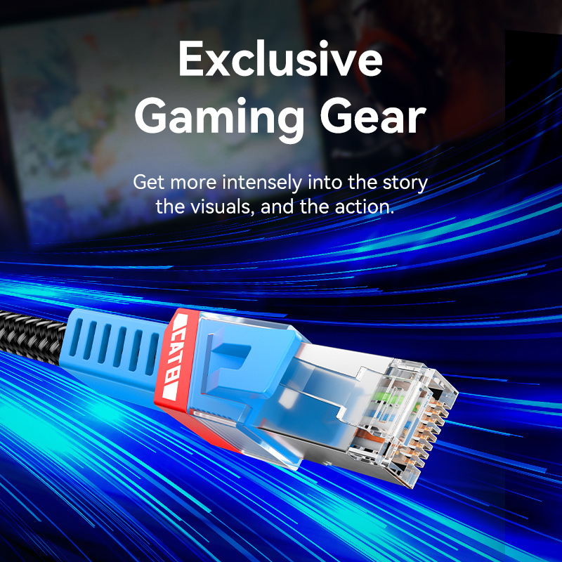 Vention Cat 8 สายเคเบิลอีเธอร์เน็ต ความเร็วสูง 40Gbps ชุบทอง RJ45 เชื่อมต่อเครือข่าย SFTP LAN สําหรับเล่นเกม เราเตอร์โมเด็ม Xbox PC - รูปที่ 2