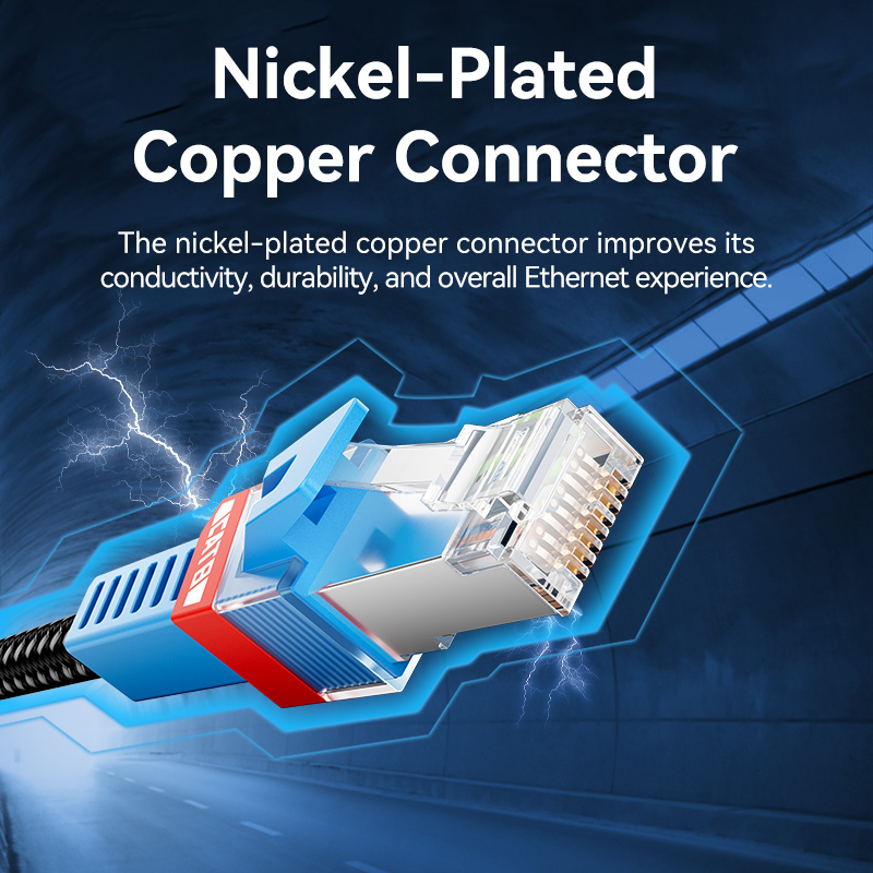 Vention Cat 8 สายเคเบิลอีเธอร์เน็ต ความเร็วสูง 40Gbps ชุบทอง RJ45 เชื่อมต่อเครือข่าย SFTP LAN สําหรับเล่นเกม เราเตอร์โมเด็ม Xbox PC - รูปที่ 6