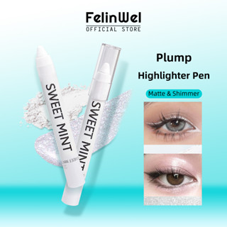 Felinwel - ปากกาไฮไลท์ อายไลเนอร์ เนื้อแมตต์ ประกายมุก กลิตเตอร์ กันน้ํา