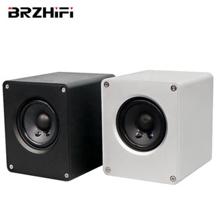 Brzhifi A300 ลําโพงขยายเสียงดิจิทัล อะลูมิเนียมอัลลอย ความถี่เต็ม 3 นิ้ว สําหรับชั้นวางหนังสือ ตั้งโต๊ะ