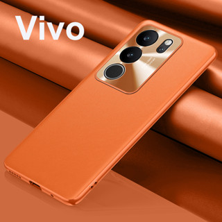 Vivo V29 5G V27 5G V27e เคสโทรศัพท์มือถือ กันตก ป้องกันกล้อง หลากสี แบบเรียบง่าย หรูหรา สําหรับ