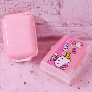 【Life-365】กล่องยา ลาย Hello Kitty แบบพกพา